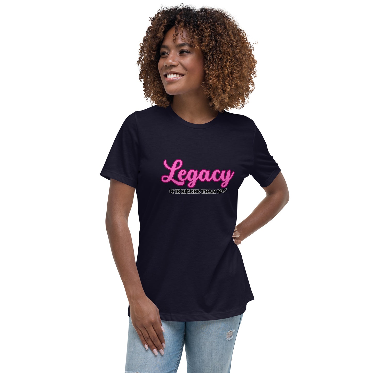 Women's Relaxed T-Shirt-Legacy (Pink)