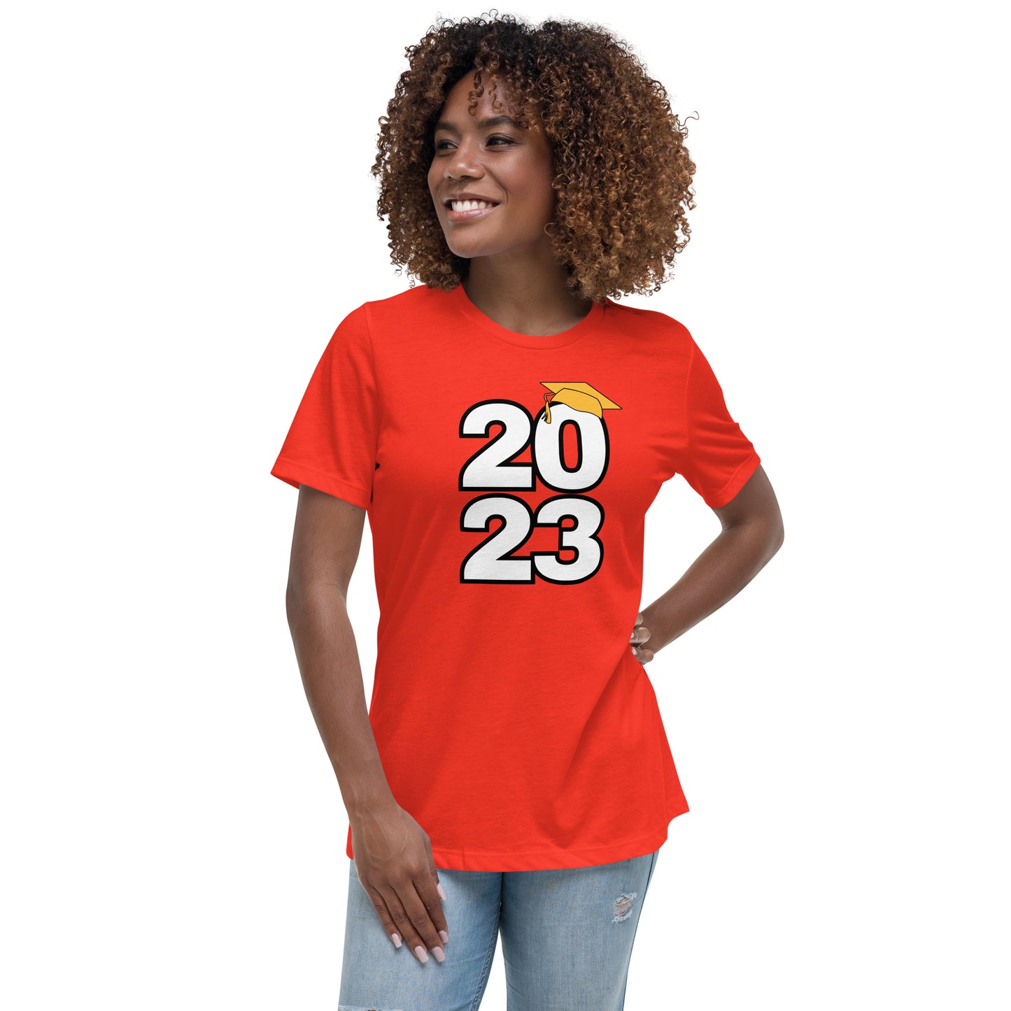 Women's Relaxed T-Shirt-Class of 2023 (GOLD)