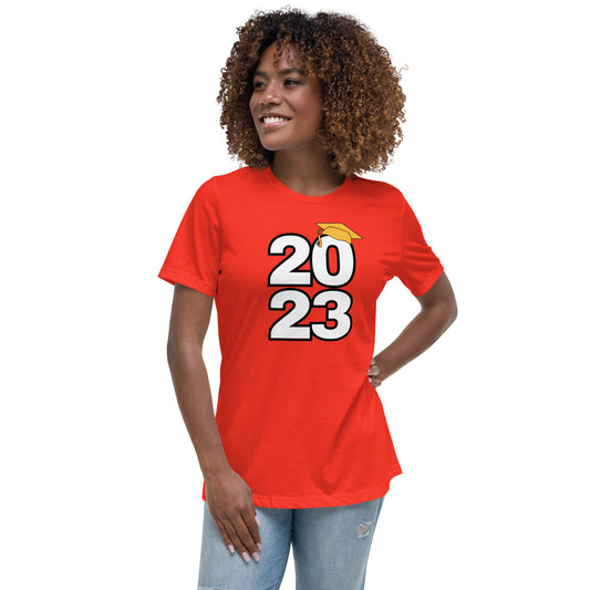 Women's Relaxed T-Shirt-Class of 2023 (GOLD)